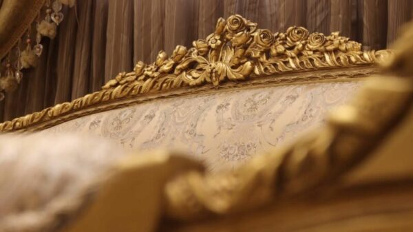 Handmade Gold Coffee Tree Sofa 10