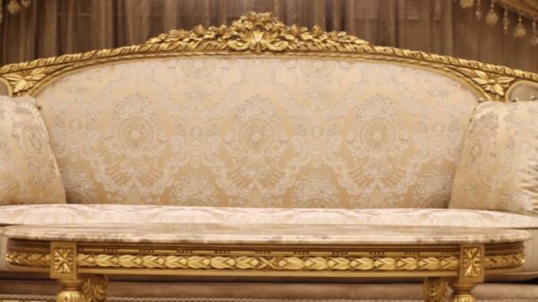 Handmade Gold Coffee Tree Sofa 11