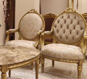 Handmade Gold Coffee Tree Chair