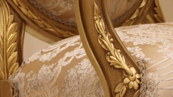 Handmade Gold Coffee Tree Chair 15
