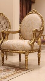 Handmade Gold Coffee Tree Chair 26
