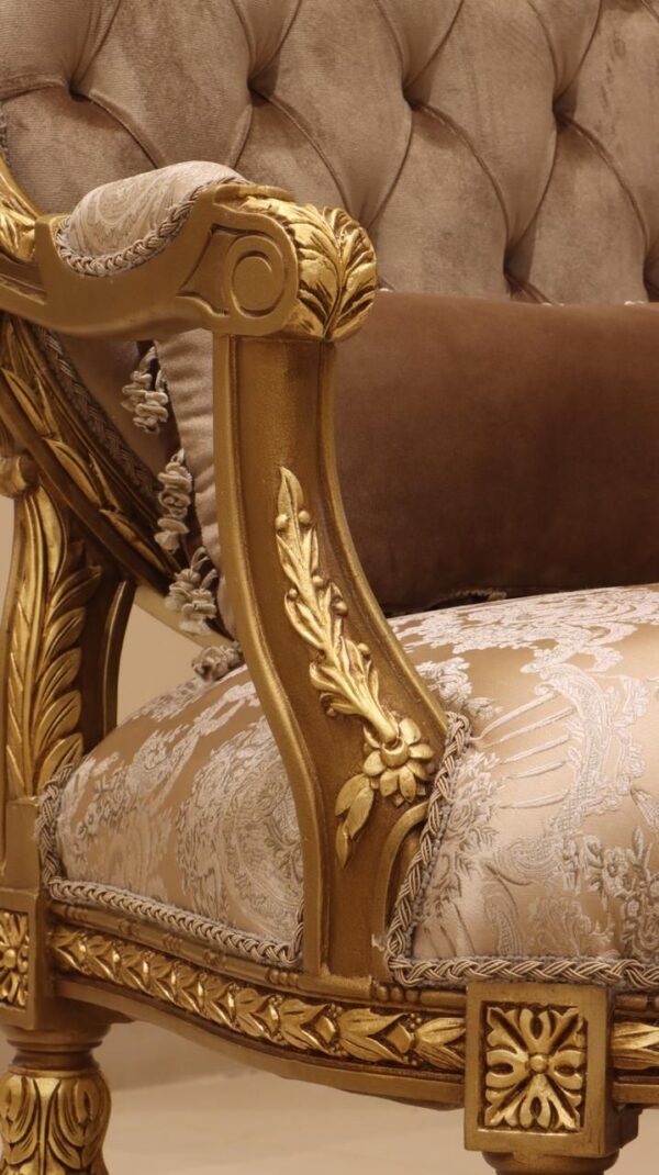 Handmade Gold Coffee Tree Chair 18