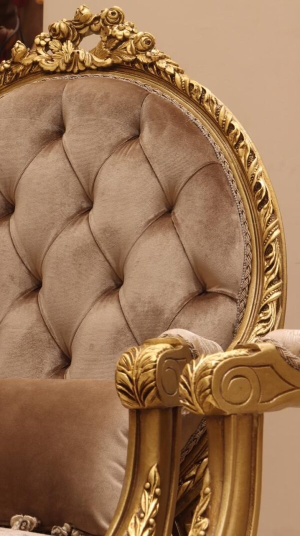 Handmade Gold Coffee Tree Chair 19