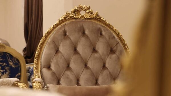 Handmade Gold Coffee Tree Chair 21
