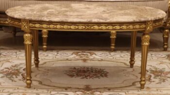 Handmade Gold Coffee Tree Coffee Table