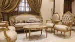 Handmade Gold Coffee Tree Coffee Table 18