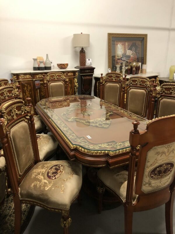 Handmade Oima Brown Dining Table 16