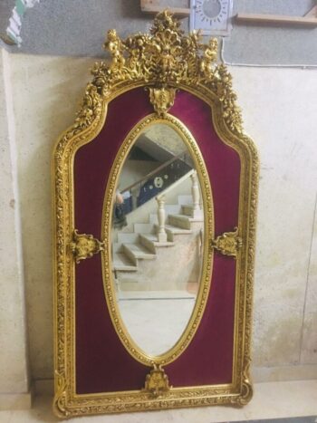 Handmade French Red Board Mirror