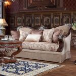Mahogany Finish 3PCs Sofa Set HD-91862 By Homey Design Homey Design Special Orders Mobilia Cleopatra 14 Mahogany Finish 3PCs Sofa Set HD-91862 By Homey Design 14