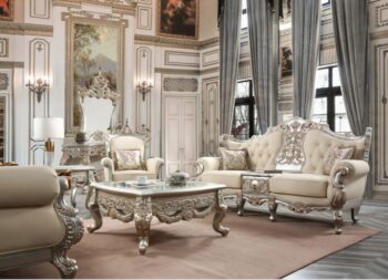 Luxury 7 PCs Dining Table Set HD-8024 By Homey Design 153