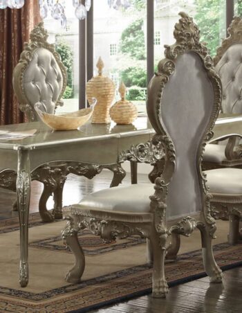 Champagne Gold Side Chair HD-13012-G By Homey Design