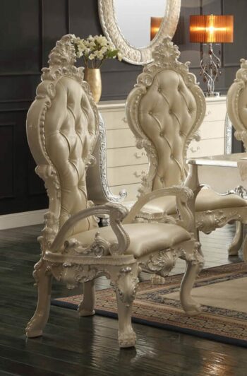 Ant White Arm Chair HD-13012-I By Homey Design