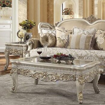 Luxury 7 PCs Dining Table Set HD-8024 By Homey Design 25