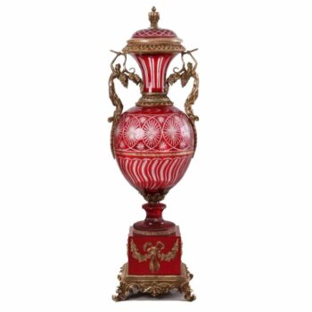 Bronze Ruby Palace Vase HD-180083 By Homey Design