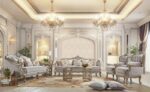 Luxury Silver 3 PCs Sofa Set HD-20339 By Homey Design Homey Design Special Orders Mobilia Cleopatra 11 Luxury Silver 3 PCs Sofa Set HD-20339 By Homey Design 11