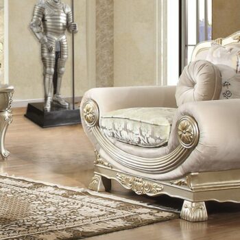 Belle Silver Chair HD-2656 By Homey Design