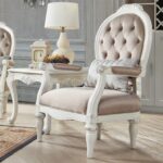 Ivory Finish 3PCs Salon Sofa Set HD-2672 By Homey Design Homey Design Special Orders Mobilia Cleopatra 10 Ivory Finish 3PCs Salon Sofa Set HD-2672 By Homey Design 10