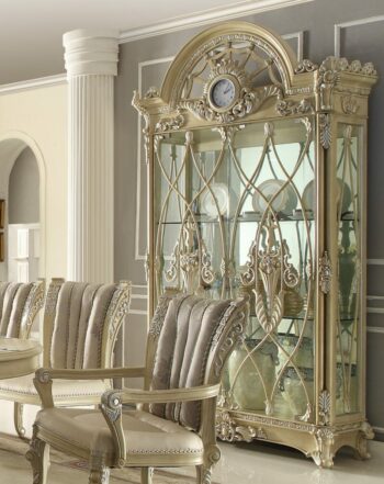 Luxury Cream Pearl Curio HD-5800 By Homey Design