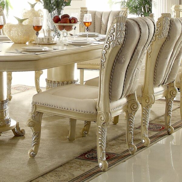 Luxury Cream Pearl Side Chair HD-5800 By Homey Design 4