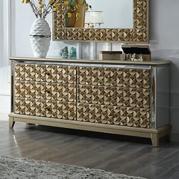 Luxury Gold Dresser HD-6065 By Homey Design