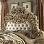 Pickle Frost & Silver 5PCs California King Bedroom Set HD-7012 By Homey Design Homey Design HD-7012 Collection Mobilia Cleopatra 15 Pickle Frost & Silver 5PCs California King Bedroom Set HD-7012 By Homey Design 15