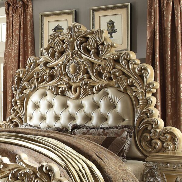 Pickle Frost & Silver 5PCs California King Bedroom Set HD-7012 By Homey Design 10