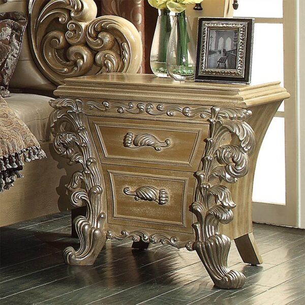 Pickle Frost & Silver 5PCs California King Bedroom Set HD-7012 By Homey Design 12