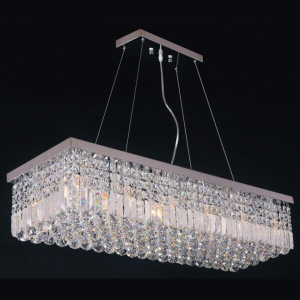 Silver Chrome Finish Chandelier HD-71002 By Homey Design 4