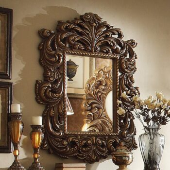 Met Ant Gold & Perfect Brown Mirror HD-8011 By Homey Design