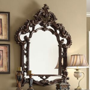 Metallic Silver Finish Mirror HD-8017 By Homey Design