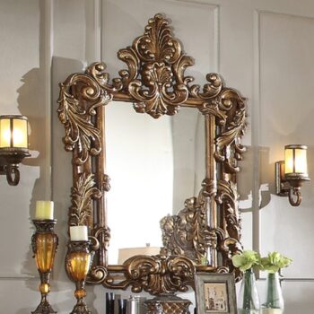 Met Ant Gold & Perfect Brown HD-8018 Mirror By Homey Design
