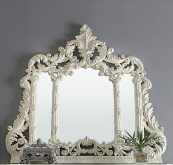Plantation Cove White Mirror HD-8030 By Homey Design