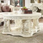 HD-8089 5pc Coffee Table Set with Console & Mirror By Homey Design 16