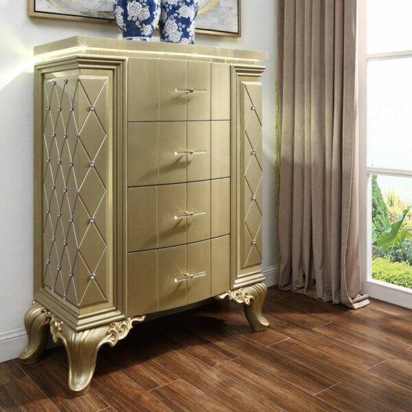 Satin Gold Chest HD-8092 By Homey Design By Homey Design 4