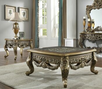 HD-905 BR – 3PC Coffee Table Set By Homey Design