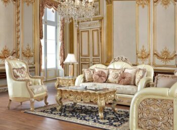 Pickle Frost & Silver 3PCs Sofa Set HD-91302 By Homey Design