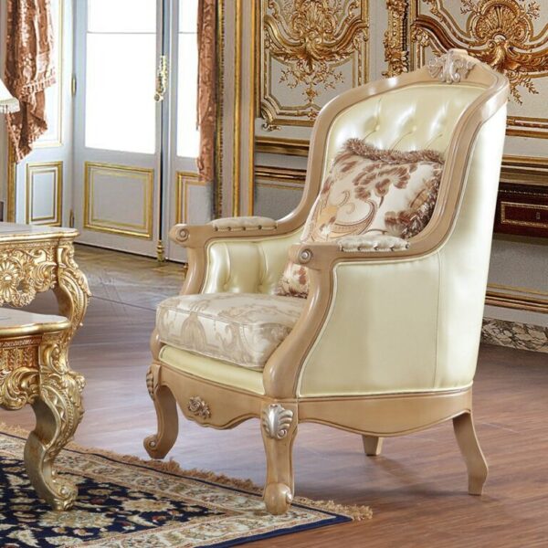 Pickle Frost & Silver 3PCs Sofa Set HD-91302 By Homey Design 8