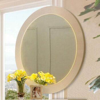 White Gloss Mirror HD-914 By Homey Design
