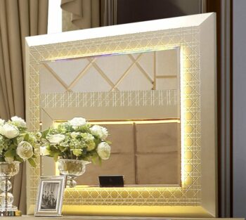 Belle Silver Mirror HD-918 By Homey Design