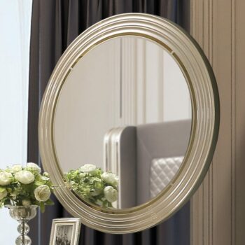 Belle Silver & Metallic Silver Mirror HD-925 By Homey Design