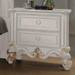 Luna Silver 4 PCs California King Bedroom Set HD-999 By Homey Design Homey Design HD-999 Collection Mobilia Cleopatra 16 Luna Silver 4 PCs California King Bedroom Set HD-999 By Homey Design 16