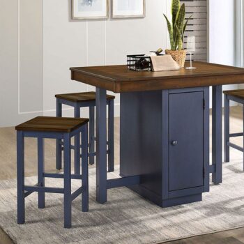Azurine 5 Pc. Counter Ht. Set  CM3493PT-5PK BY Furniture of America