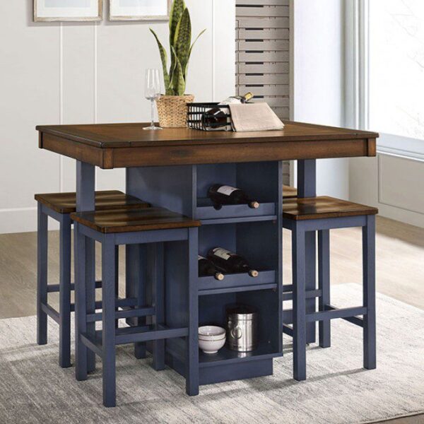 Azurine 5 Pc. Counter Ht. Set  CM3493PT-5PK BY Furniture of America 12