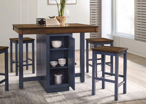 Azurine 5 Pc. Counter Ht. Set  CM3493PT-5PK BY Furniture of America 14