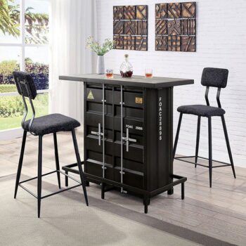 Dicarda Bar Ht. Table  CM3789BK-BT BY Furniture of America