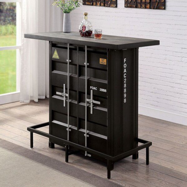 Dicarda Bar Ht. Table  CM3789BK-BT BY Furniture of America 11