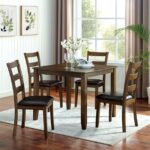 Gracefield 5 Pc. Dining Table Set CM3770T-5PK BY Furniture of America 15