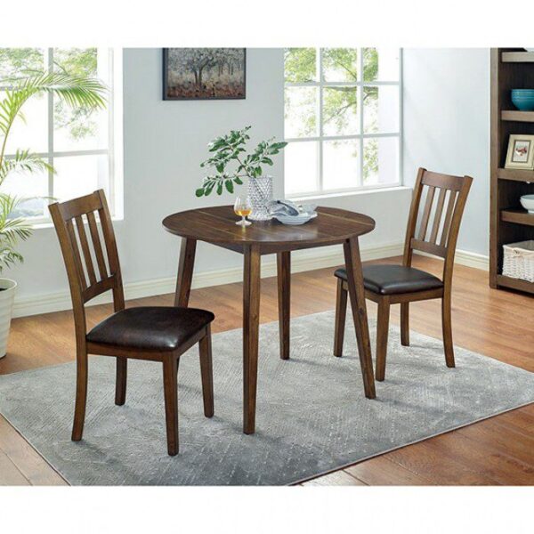 Blackwood 3 Pc. Round Table Set CM3771RT-3PK BY Furniture of America 9