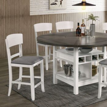 Stacie Counter Ht. Table CM3733WG-RPT-TABLE BY Furniture of America