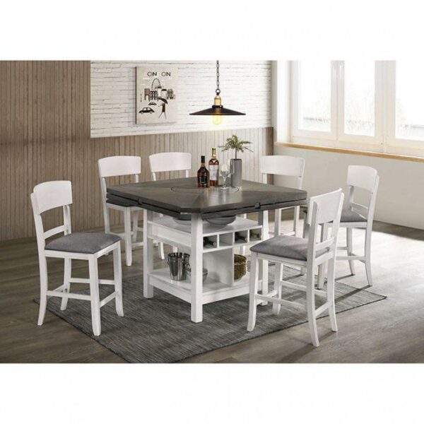 Stacie Counter Ht. Table CM3733WG-RPT-TABLE BY Furniture of America 11